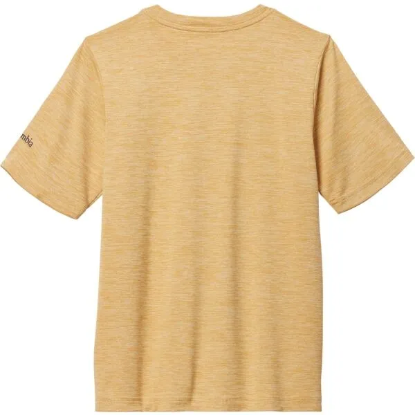 Columbia MOUNT ECHO™ SHORT SLEEVE GRAPHIC SHIRT Detské tričko, žltá, veľkosť