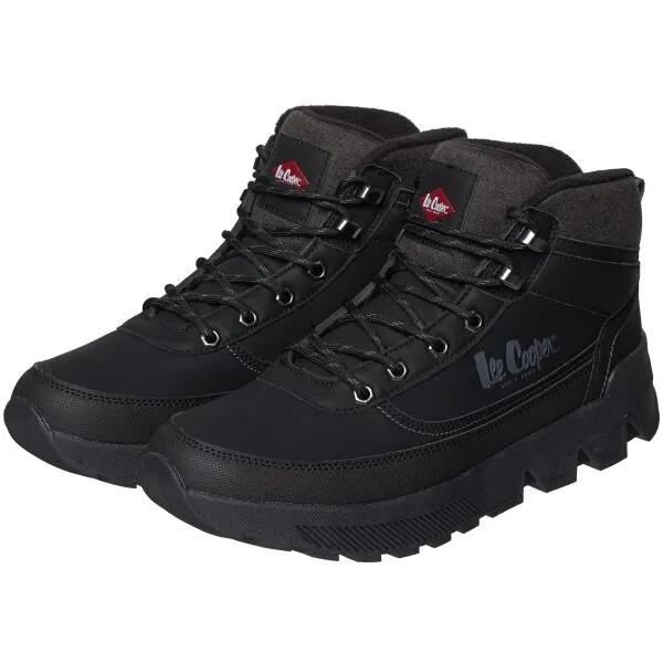 Lee Cooper WINTER Pánska zimná obuv, čierna, veľkosť