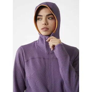 Helly Hansen W POWDERQUEEN MIDLAYER Dámska mikina, fialová, veľkosť