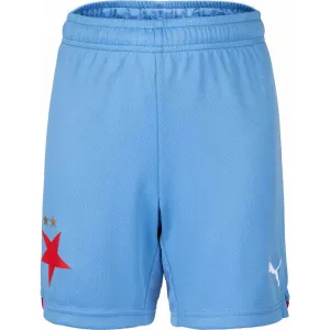 Puma SKS AWAY SHORTS JR Chlapčenské futbalové šortky, svetlomodrá, veľkosť