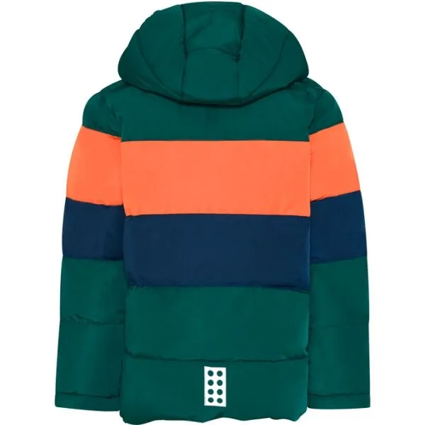 LEGO&reg; kidswear LWJIPE 705 JACKET Detská zimná bunda, tmavo zelená, veľkosť