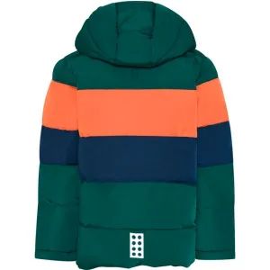 LEGO&reg; kidswear LWJIPE 705 JACKET Detská zimná bunda, tmavo zelená, veľkosť