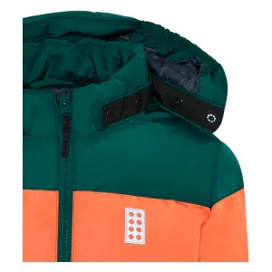 LEGO&reg; kidswear LWJIPE 705 JACKET Detská zimná bunda, tmavo zelená, veľkosť