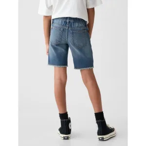 GAP DENIM Chlapčenské šortky, modrá, veľkosť