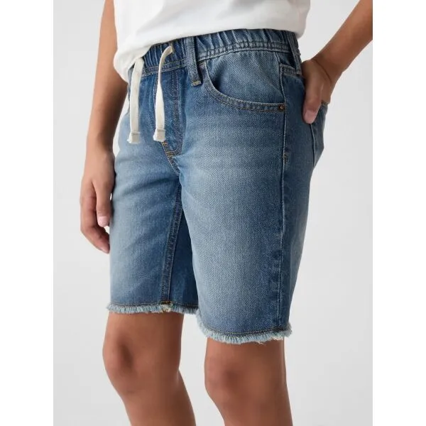 GAP DENIM Chlapčenské šortky, modrá, veľkosť