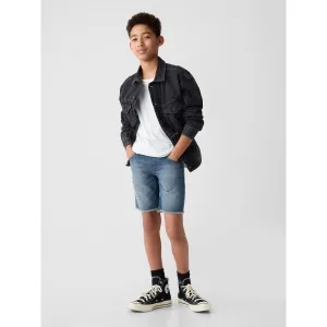 GAP DENIM Chlapčenské šortky, modrá, veľkosť