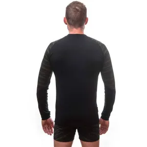 Sensor MERINO IMPRESS Pánske tričko, čierna, veľkosť