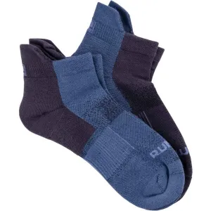 Runto RUN SOCKS  2P 2 páry športových ponožiek s antibakteriálnou úpravou, tmavo sivá, veľkosť