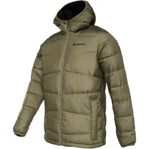 Columbia FIVEMILE BUTTE HOODED JACKET Pánska zimná bunda, khaki, veľkosť