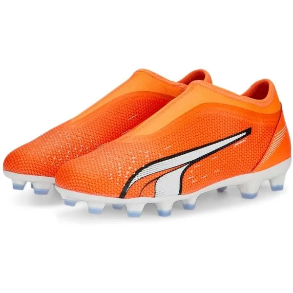 Puma ULTRA MATCH LL FG/AG JR Detské kopačky, červená, veľkosť 28