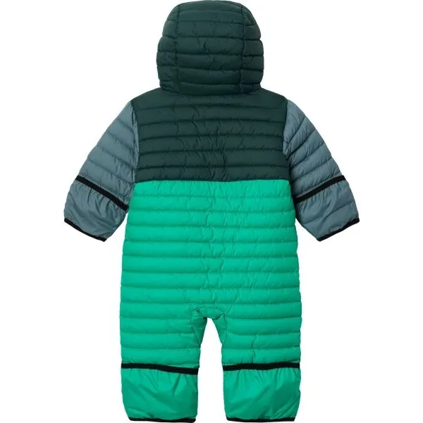 Columbia POWDER LITE REVERSIBLE BUNTING Detská zimná kombinéza, zelená, veľkosť 18-24M