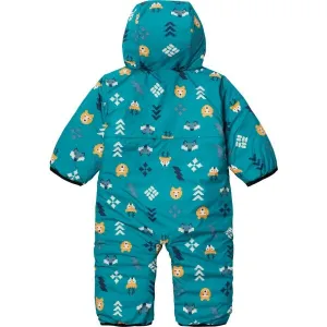 Columbia POWDER LITE REVERSIBLE BUNTING Detská zimná kombinéza, zelená, veľkosť 18-24M