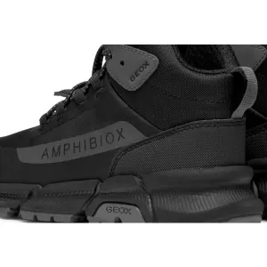 Geox J FLEXYPER PLUS B ABX A Chlapčenská členková obuv, čierna, veľkosť