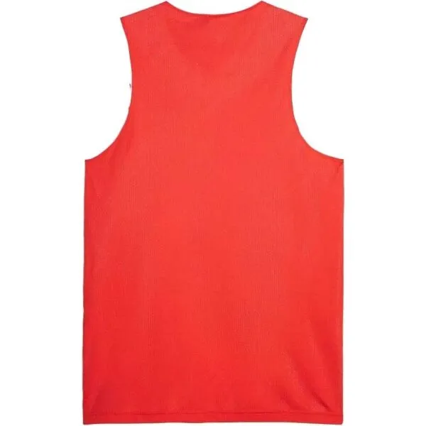 Puma HOOPS TEAM REVERSE PRACTICE JERSEY Pánsky basketbalový dres, červená, veľkosť