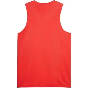 Puma HOOPS TEAM REVERSE PRACTICE JERSEY Pánsky basketbalový dres, červená, veľkosť