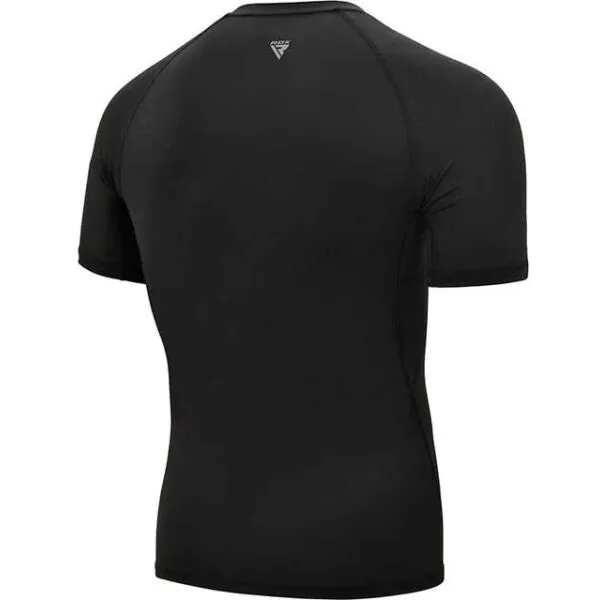 RDX T15 RASH GUARD Pánske športové tričko, čierna, veľkosť XXXL