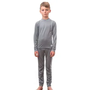 Sensor MERINO ACTIVE SET Detská funkčná bielizeň, sivá, veľkosť