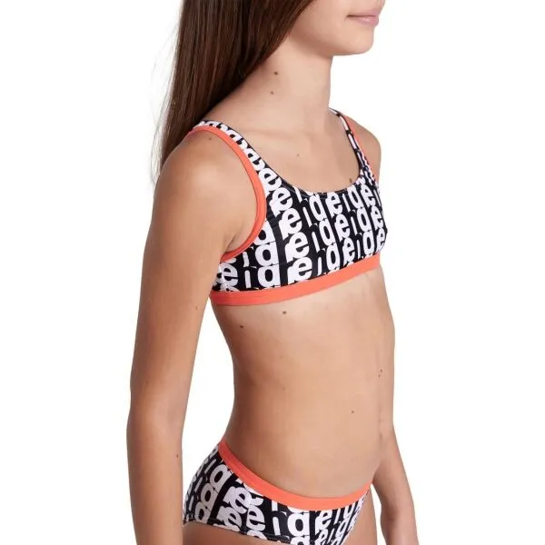 Arena MONOGRAM Dievčenské bikiny, lososová, veľkosť 8-9Y