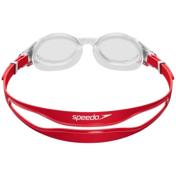 Speedo Biofuse 2.0 plavecké okuliare Farba: Transparentná / sivá / červená