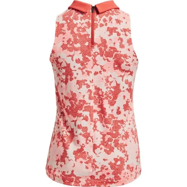 Under Armour ZINGER RISE SLVLS POLO Dámske polo golfové tielko, lososová, veľkosť