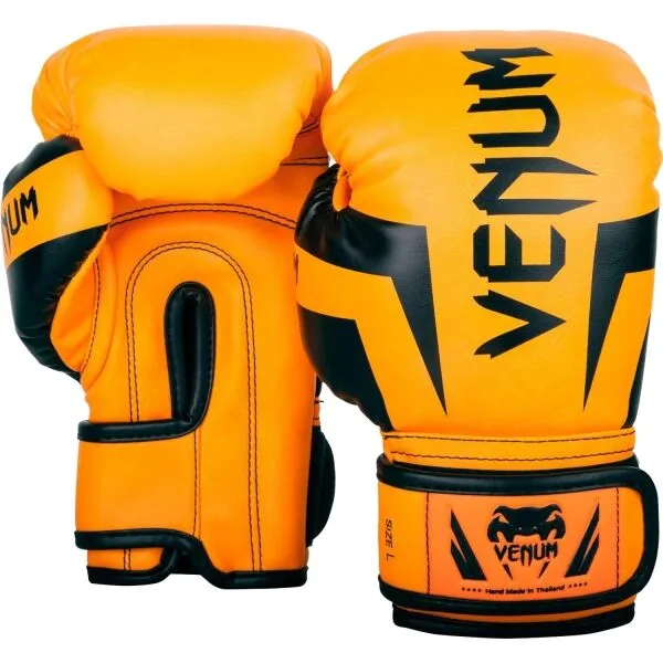 Venum ELITE BOXING GLOVES KIDS - EXCLUSIVE FLUO Detské boxerské rukavice, oranžová, veľkosť