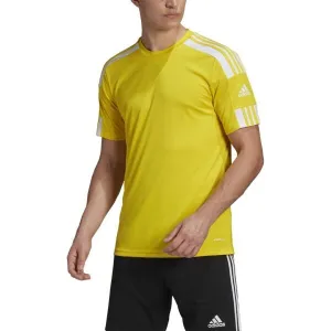 adidas SQUAD 21 JSY SS Pánsky futbalový dres, žltá, veľkosť