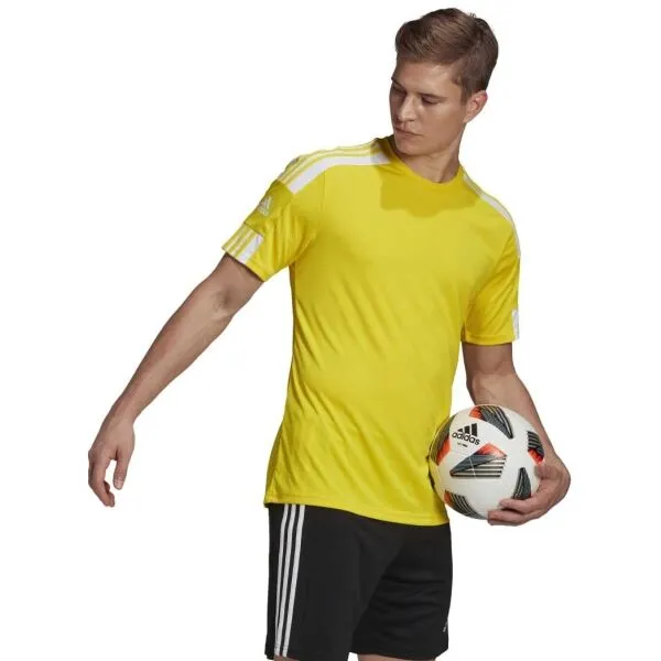 adidas SQUAD 21 JSY SS Pánsky futbalový dres, žltá, veľkosť