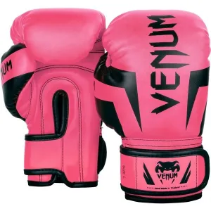 Venum ELITE BOXING GLOVES KIDS - EXCLUSIVE FLUO Detské boxerské rukavice, ružová, veľkosť
