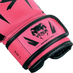 Venum ELITE BOXING GLOVES KIDS - EXCLUSIVE FLUO Detské boxerské rukavice, ružová, veľkosť