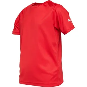 Puma BLANK BASE Pánske futbalové tričko, červená, veľkosť