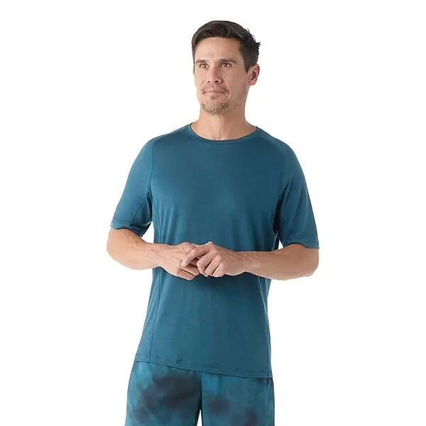 Smartwool M MERINO SPORT ULTRALITE SHORT SLEEVE Pánske tričko, modrá, veľkosť