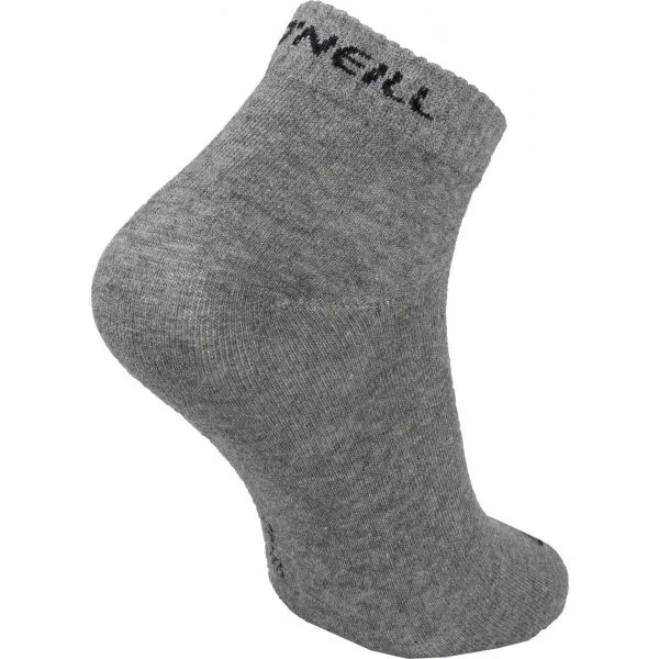 O'Neill QUARTER 3P Unisex ponožky, sivá, veľkosť 35-38