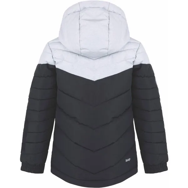 LOAP FULLSAC Chlapčenská  lyžiarska bunda, čierna, veľkosť