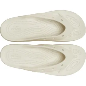 Crocs CLASSIC PLATFORM FLIP W Dámske žabky, béžová, veľkosť 36/37