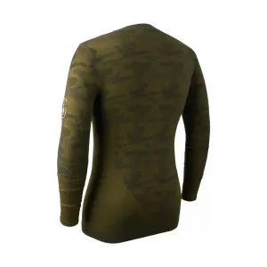 DEER HUNTER CAMOU WOOL Pánske funkčné tričko, khaki, veľkosť