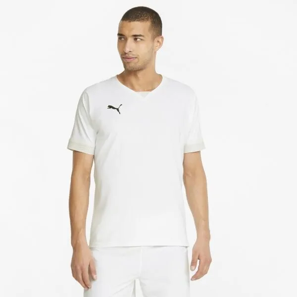 Puma TEAM FINAL JERSEY Pánske futbalové tričko, biela, veľkosť