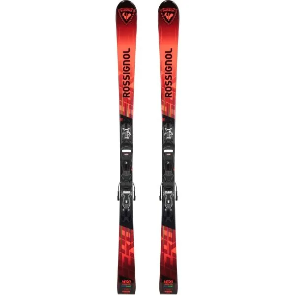 Rossignol HERO JR MULTI-EVENT XPRESS JR + XPRESS 7 GW Juniorské zjazdové lyže, červená, veľkosť