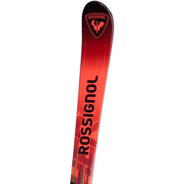 Rossignol HERO JR MULTI-EVENT XPRESS JR + XPRESS 7 GW Juniorské zjazdové lyže, červená, veľkosť
