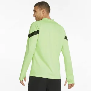 Puma TEAMFINAL TRAINING 1/4 ZIP TOP Pánska športová mikina, svetlo zelená, veľkosť