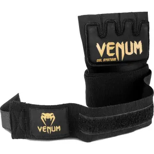 Venum KONTACT GEL GLOVE WRAPS Rukavice, čierna, veľkosť