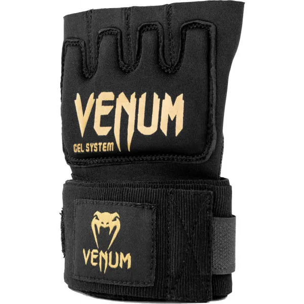 Venum KONTACT GEL GLOVE WRAPS Rukavice, čierna, veľkosť