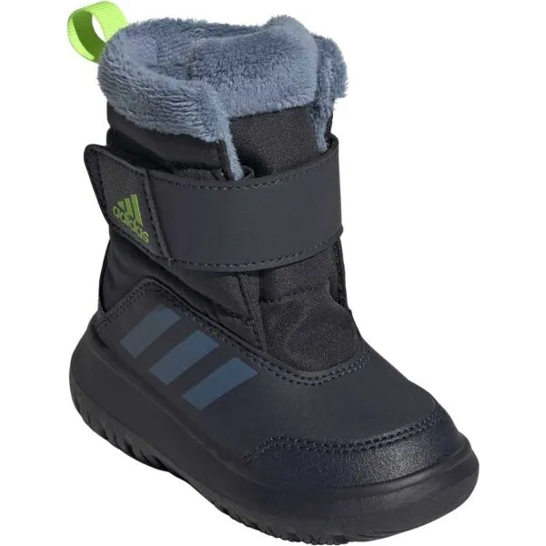 adidas WINTERPLAY I Detská zimná obuv, tmavo modrá, veľkosť
