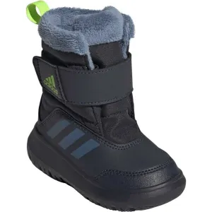 adidas WINTERPLAY I Detská zimná obuv, tmavo modrá, veľkosť