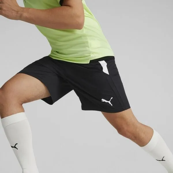 Puma TEAM LIGA TRAINING SHORTS Pánske futbalové kraťasy, čierna, veľkosť