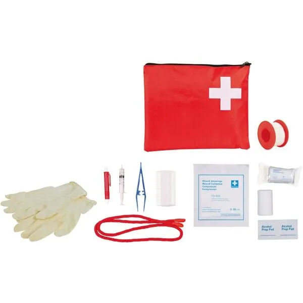 TRIXIE FIRST AID KIT FOR DOGS Lekárnička pre psov, červená, veľkosť