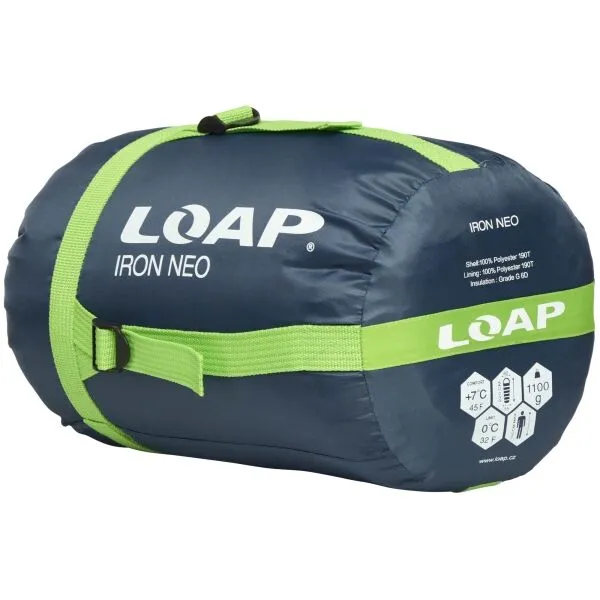 LOAP IRON NEO Spací vak, tmavo modrá, veľkosť 220 cm - pravý zips
