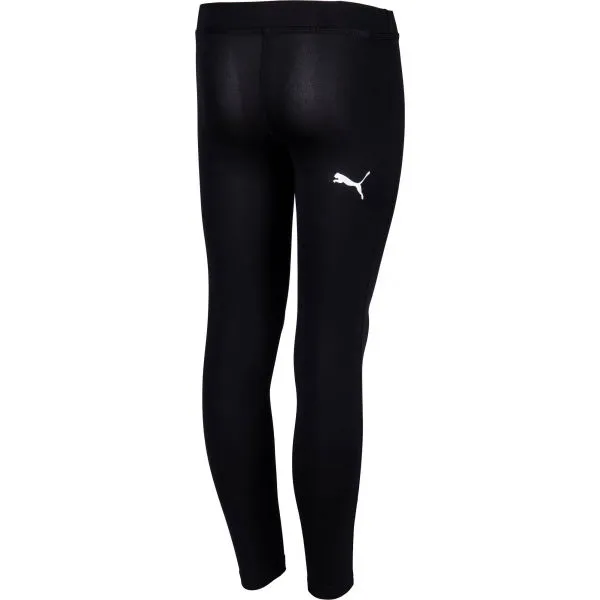 Puma LIGA BASELAYER LONG TIGHT JR Chlapčenské športové nohavice, čierna, veľkosť