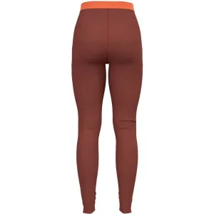 Odlo PERFORMANCE WOOL 150 Dámske termolegíny, červená, veľkosť