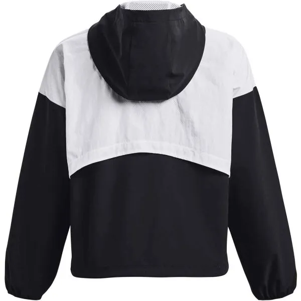 Under Armour WOVEN GRAPHIC JACKET Dámska tréningová bunda, biela, veľkosť M