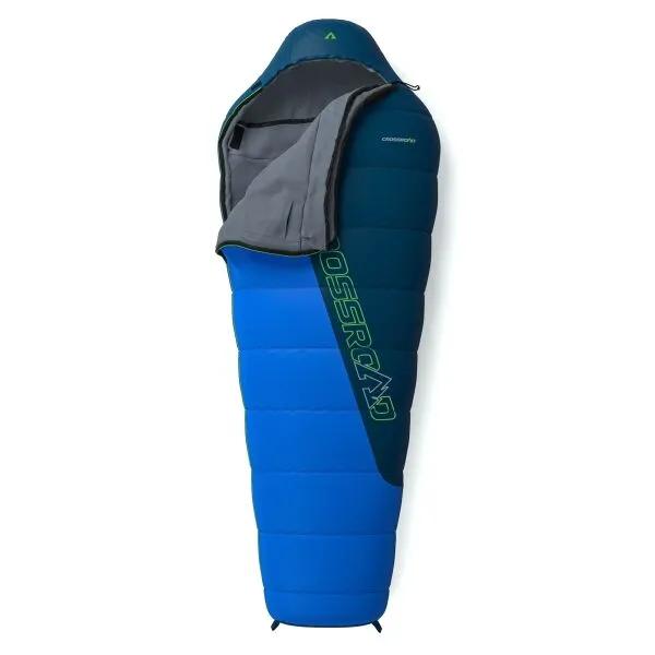 Crossroad GORDON 200 Spací vak, tmavo modrá, veľkosť 200 cm - ľavy zips